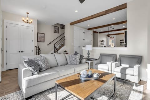 Front room couch is a sofa-sleeper