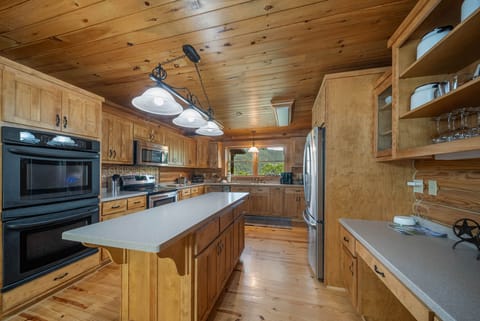 Spacious Kitchen with Large Center Island