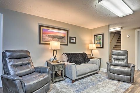Sturgis Vacation Rental | 2BR | 1BA | Lower-Level Unit | Stairs Required