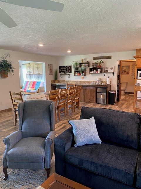 Dining room steps away from the cozy living room