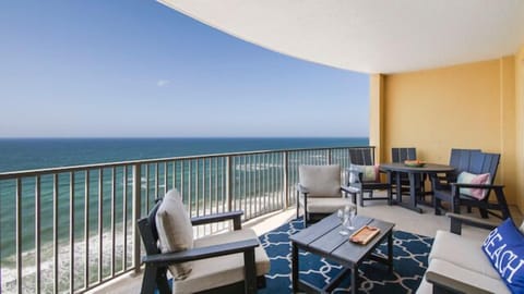 Almost 300 square feet of outdoor living space overlooking the ocean and beach