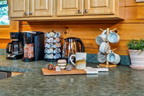 Host gift of Starbucks ground coffee bag and starter K cups