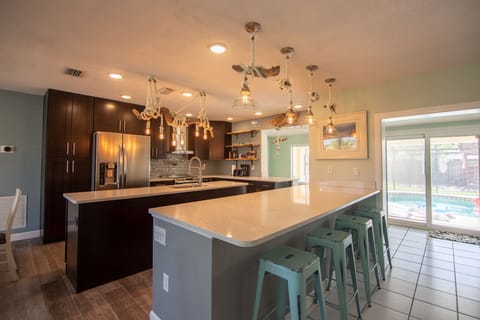 2 Prep bars, for meals and meal assembly.