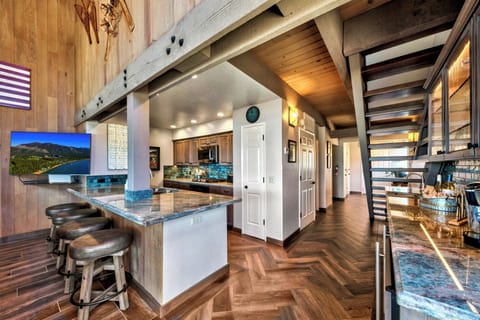 New countertops throughout the home and kitchen