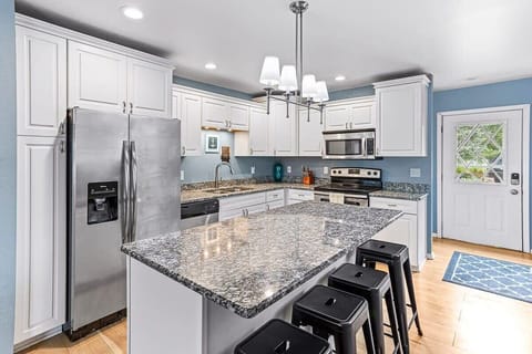 Fully stocked kitchen