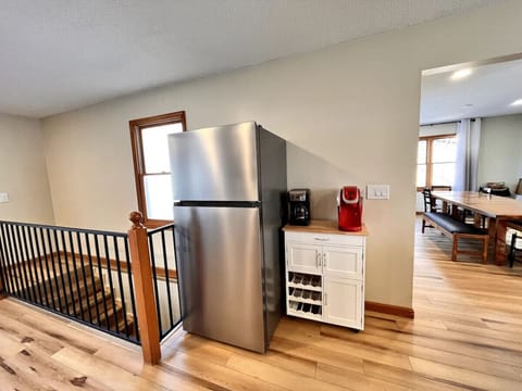 Fridge #2, Wine Rack, and Coffee Makers