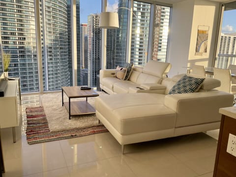 The living room