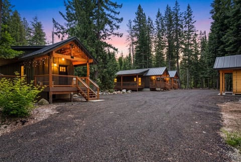 Evening view of Cabins