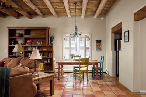 Dining will seat six.