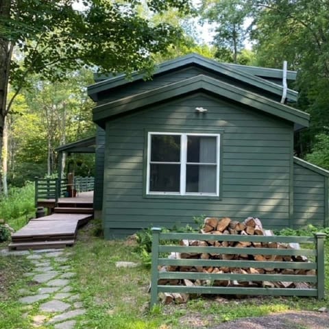 15 private acres, partially up a mountain, no other houses in sight 