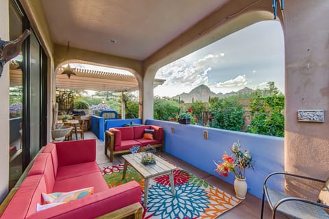 Covered Patio with Red Rock Views