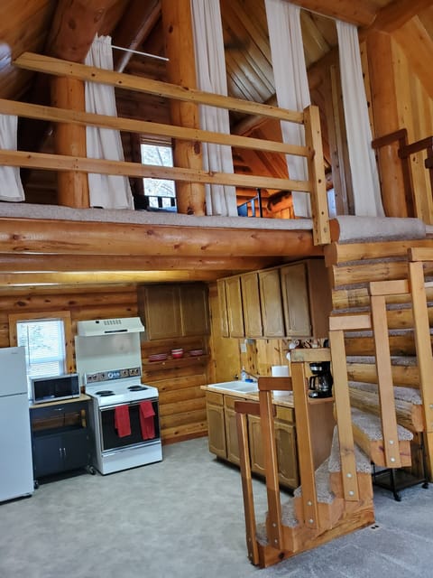Kitchen and loft view