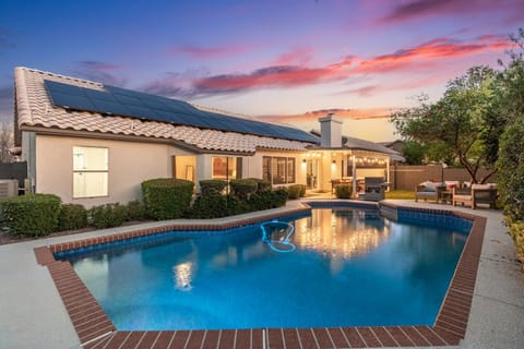 Weekly pool service means our pool is kept pristinely clean!