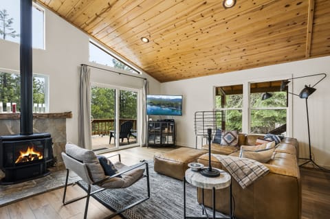 Living Room: Exquisite Alpine Chalet