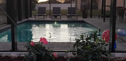 Electric heated pool