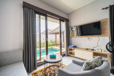 Villa, 1 Bedroom, Private Pool | Living room