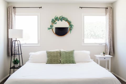 Master bedroom with ensuite bathroom