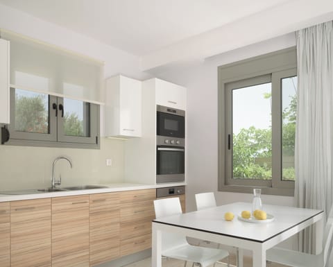 A fully equipped kitchen for culinary wonders.