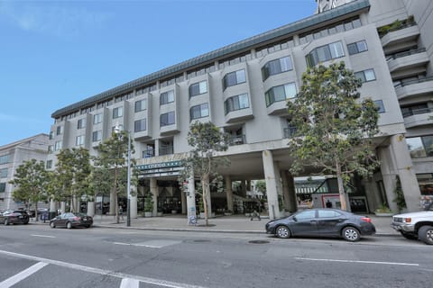 Van Ness Avenue View, before street beautification program completed last 2021