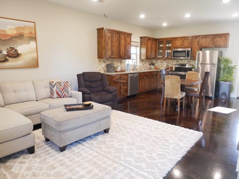 From the front door looking in