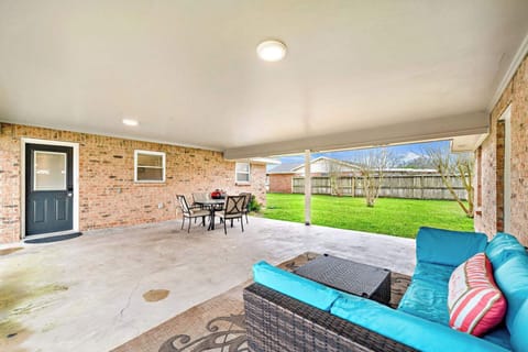 Patio Oasis: Chill out on the spacious covered patio, perfect for sunset dinners and laughs.