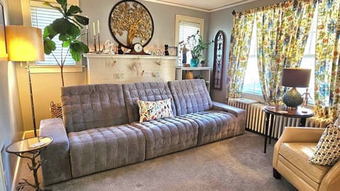 New Automatic recalling sofa with phone chargers. 