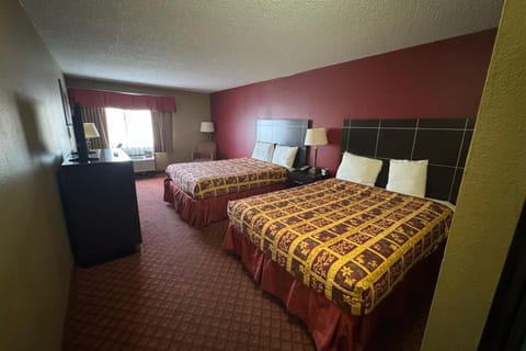 Premium bedding, down comforters, desk, laptop workspace