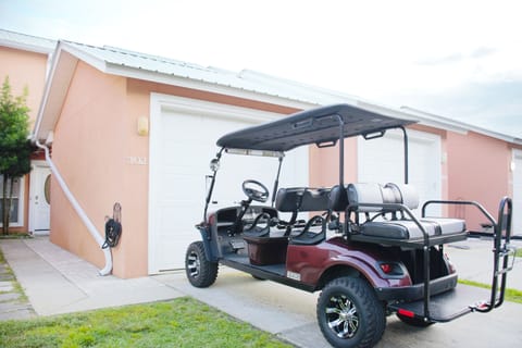 You can drive it to restaurants, package stores, beach shops, and grocery stores