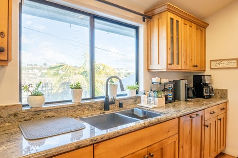 The coffee bar has it all. We are coffee snobs so we provide good coffee.