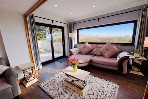 30-inch TV with cable channels, fireplace