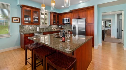 Pili Mai Resort at Poipu #10L - Kitchen & Breakfast Bar - Parrish Kauai