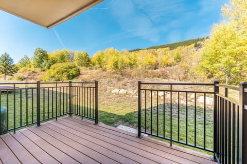 Main level master back deck.