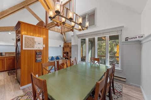 Dining area with seating for 8