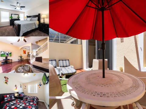 Vacation rental near Disney managed by Orlando rent a villa with a screened in private patio