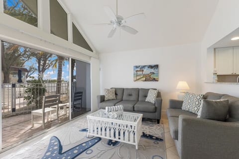 Living area opening directly to pool