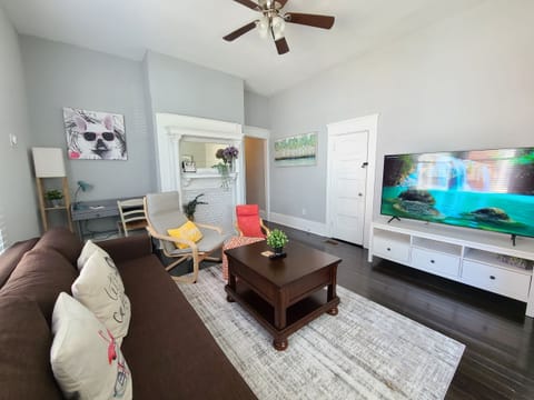 Step into the living room with everything you need to relax