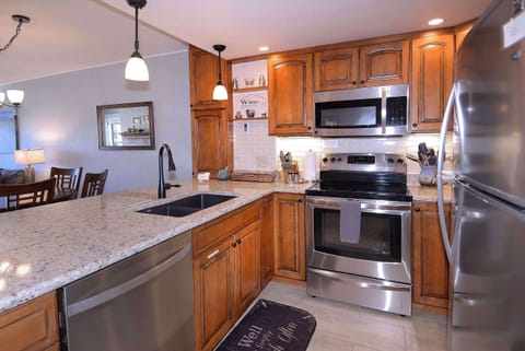 Remodeled kitchen