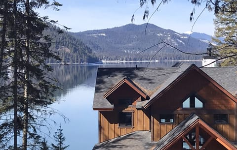View from the deck of the guest cabin.