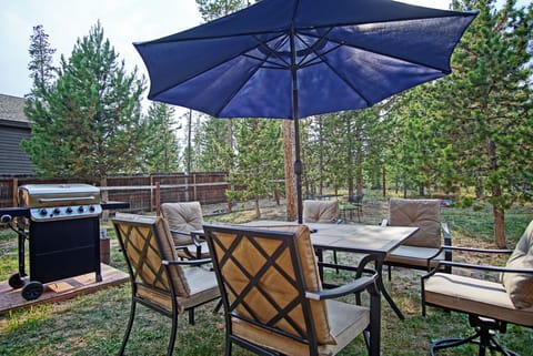 Large umbrella to provide shade