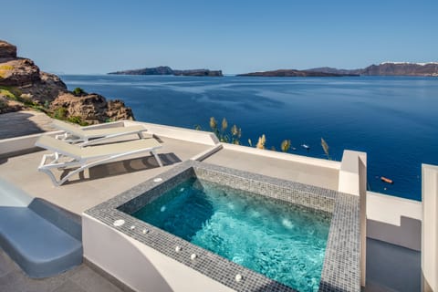 Superior Double Room Outdoor Hot Tub Caldera View, balcony | View from room