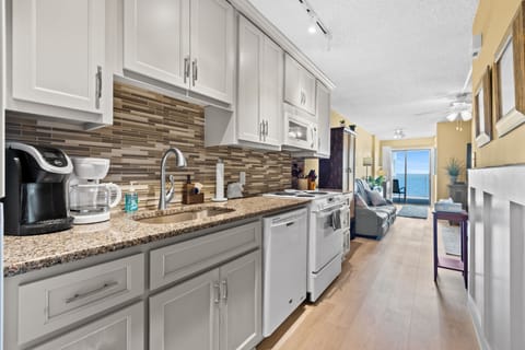 A fully stocked kitchen makes meal preparation a breeze.