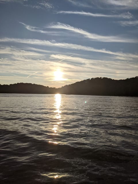 Sun set on Norris Lake