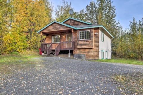 Wasilla Vacation Rental | 3BR | 1BA | Single Story | Stairs Required