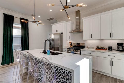 Have you ever heard cooking on a gas stove is much better? It's true! Just don't forget to turn the vent on when cooking!