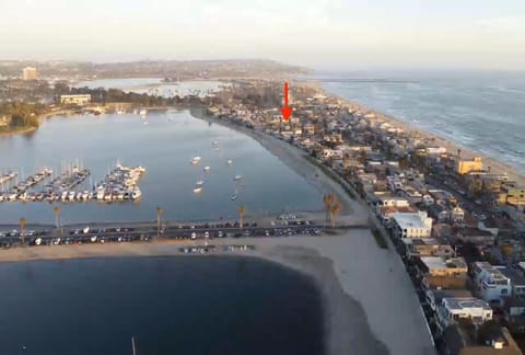 Located perfectly between Mission Bay and Mission Beach.