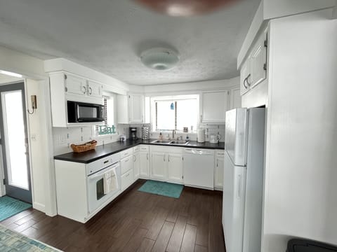 Large kitchen with all the comforts of home