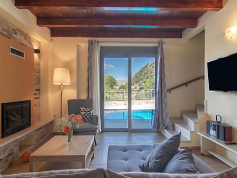 Villa, 4 Bedrooms, Private Pool | Living area