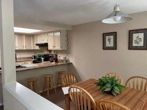 Dining area and kitchen