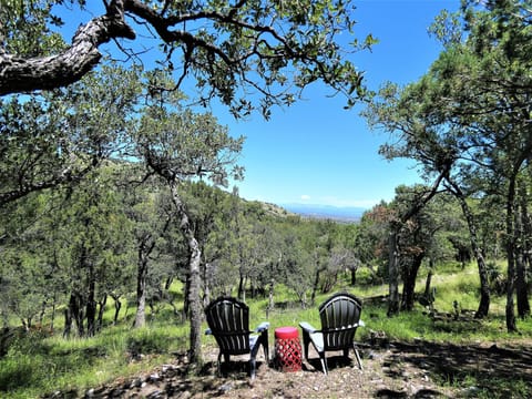 Views of Sierra Vista and the Dragoon Mountains from Valley View Trail.