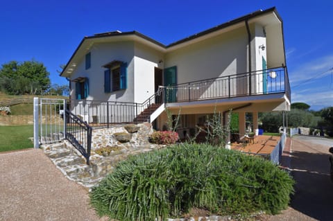 The property and the nice green spaces surrounding